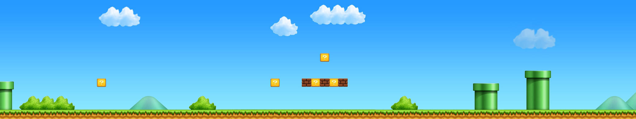 Simple Mario Level Background