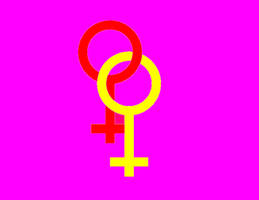 lesbian Lissom sign symbol