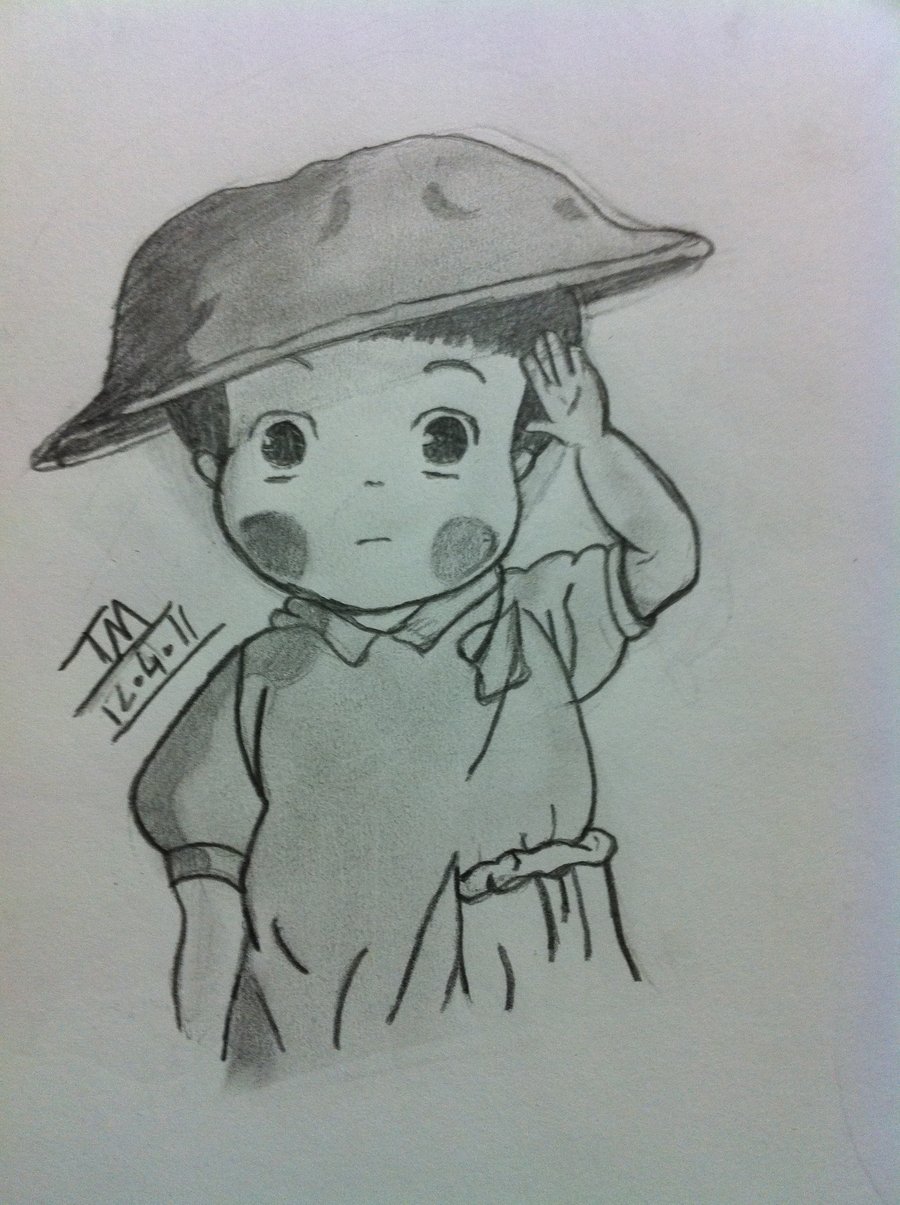 Setsuko - Grave of the Fireflies drawing : r/ghibli