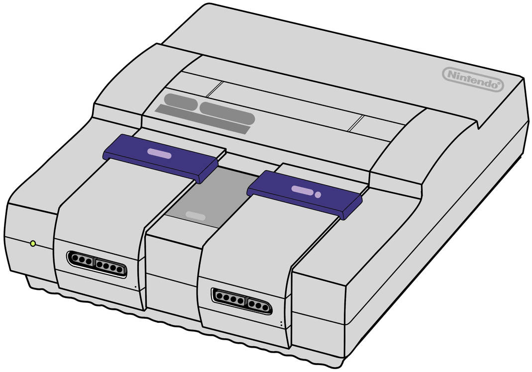 Nintendo Super NES (Model 1) by AdrianoRamosOfHT on DeviantArt