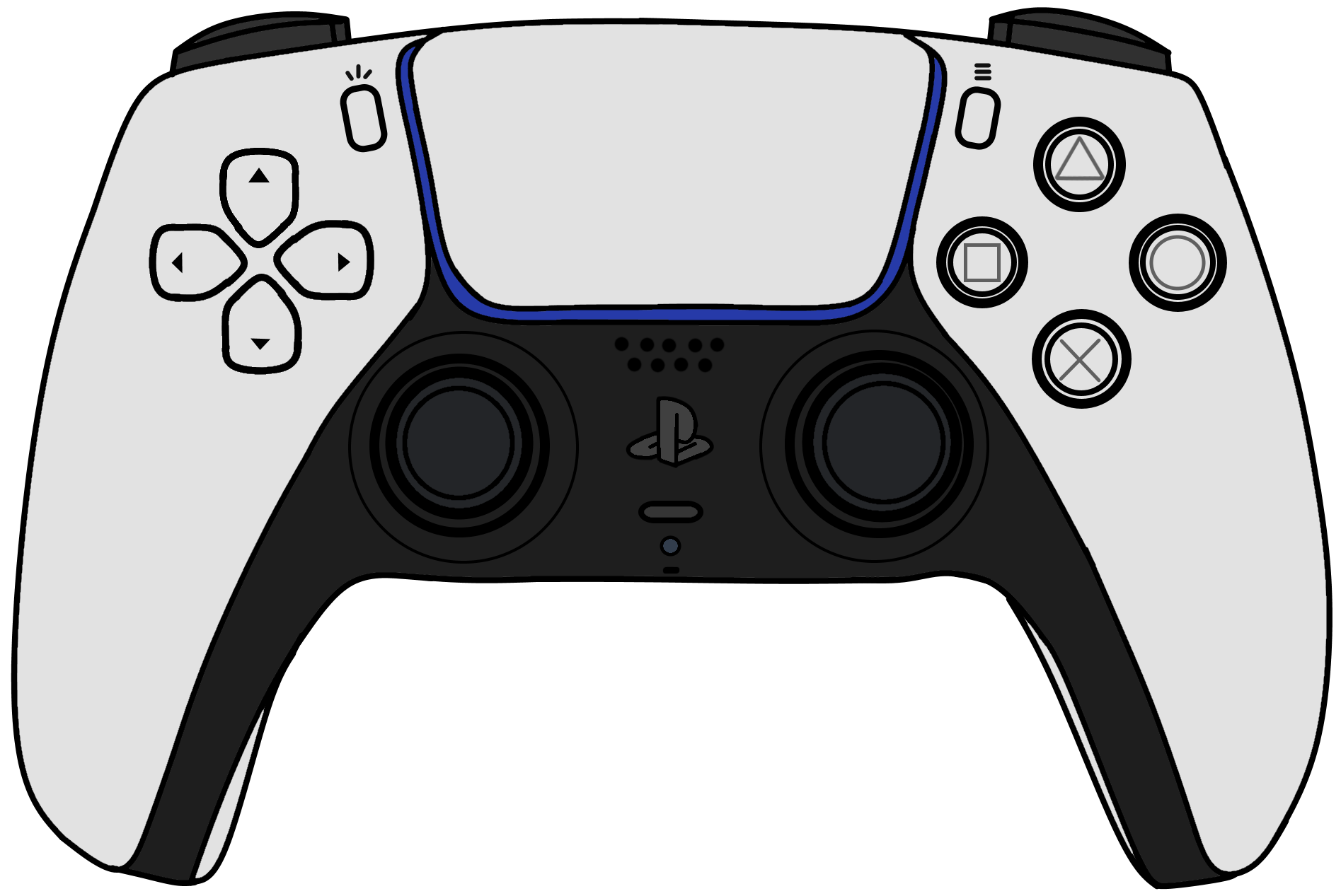 PlayStation 5 Controller by AdrianoRamosOfHT on DeviantArt