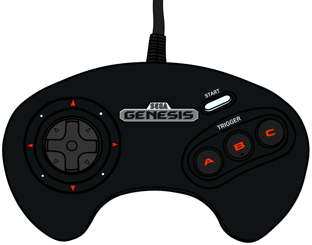 Sega genesis best sale 3 controller