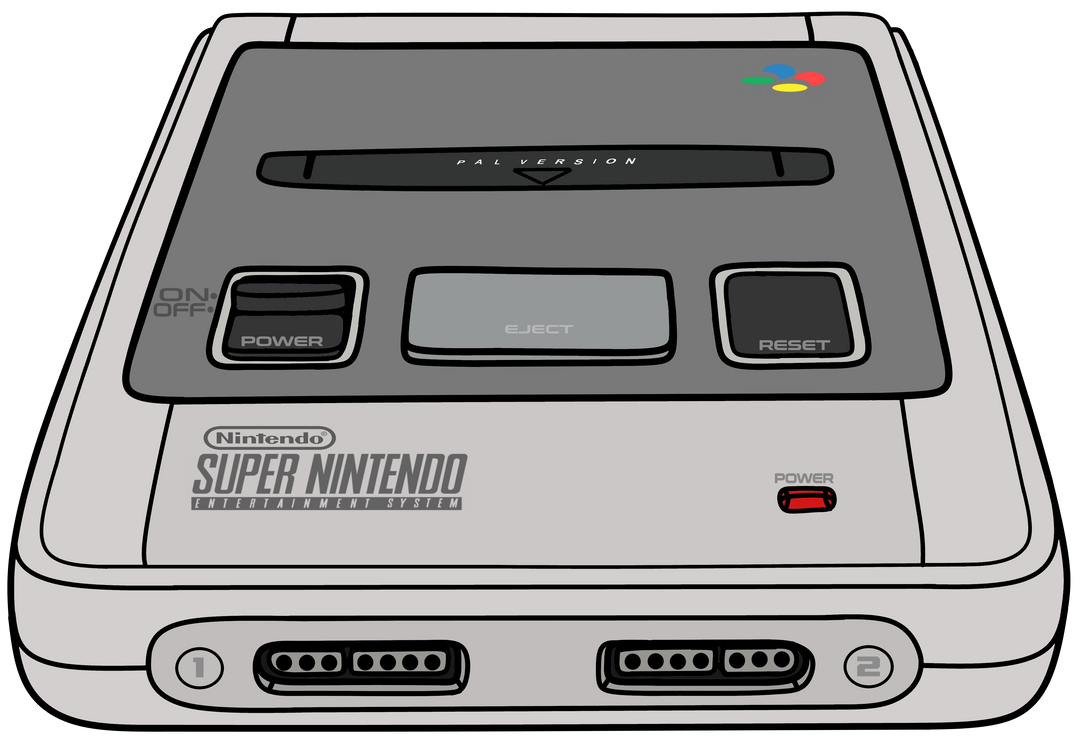 Nintendo Super NES (PAL Model 1) by AdrianoRamosOfHT on DeviantArt