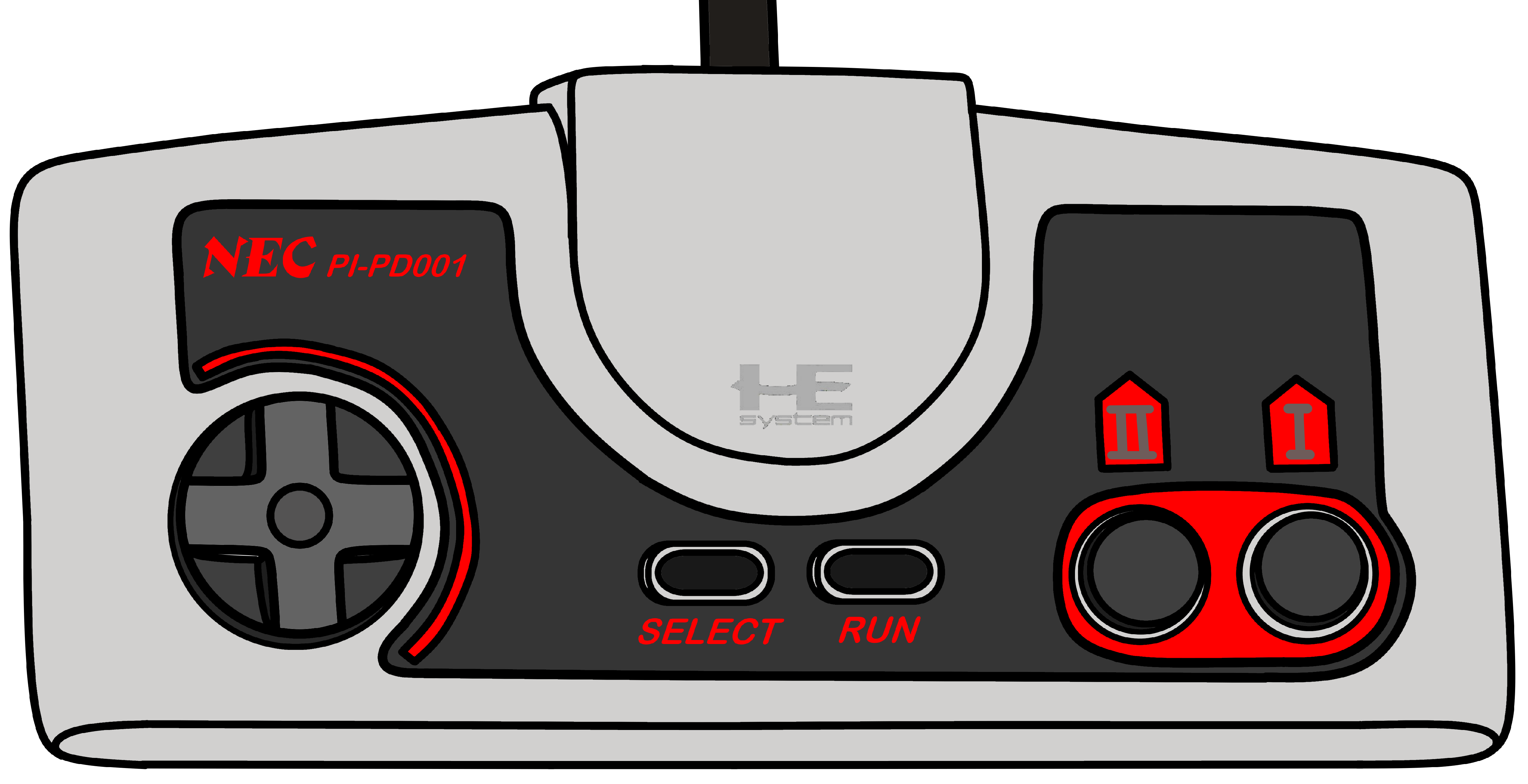 Hudson NEC PC Engine Controller by AdrianoRamosOfHT on DeviantArt