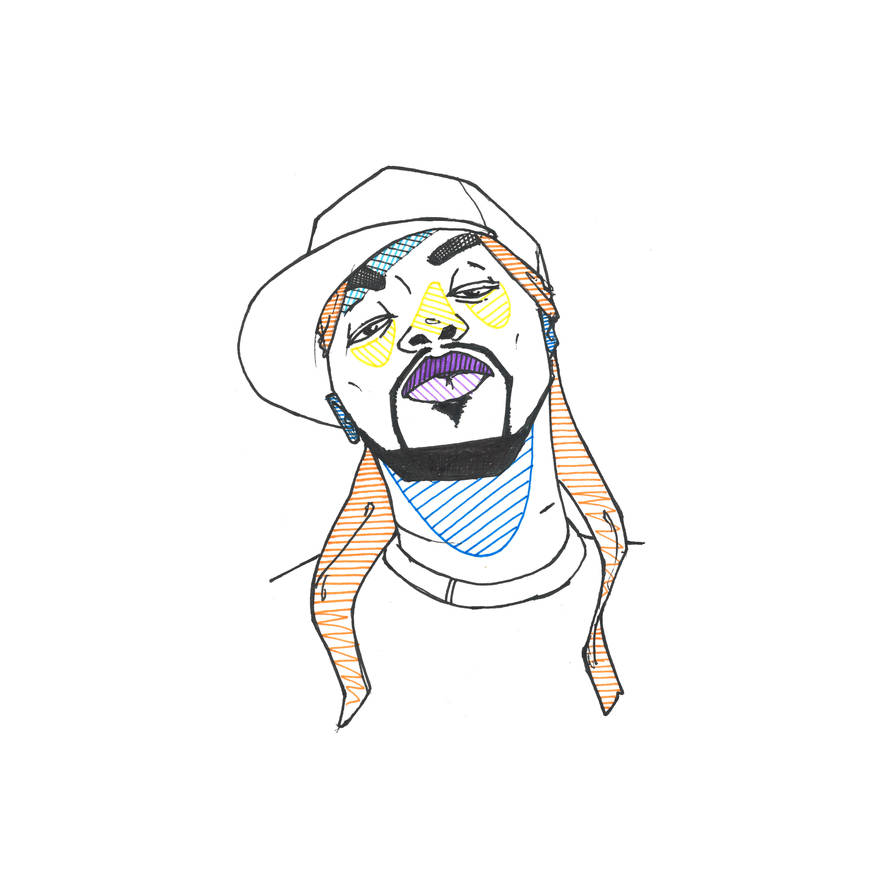 Method Man Rapper Drawings The Rapper-a-Day Project | Day 12: Method Man by ChrisOkayArt on DeviantArt