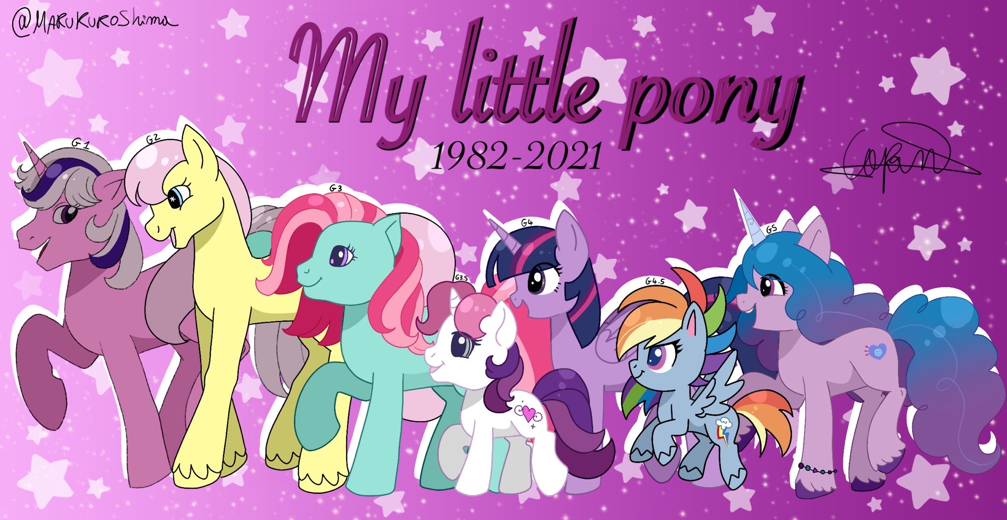 Every MLP generations ! by MaruChanKuroshima on DeviantArt