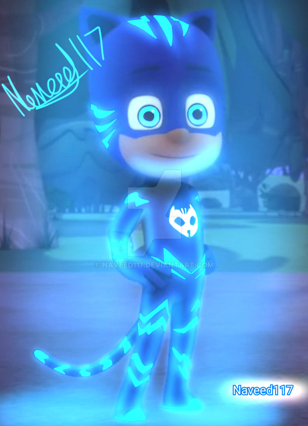 Pj masks Catboy glow art by Naveed117 on DeviantArt