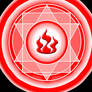 Fire magic circle