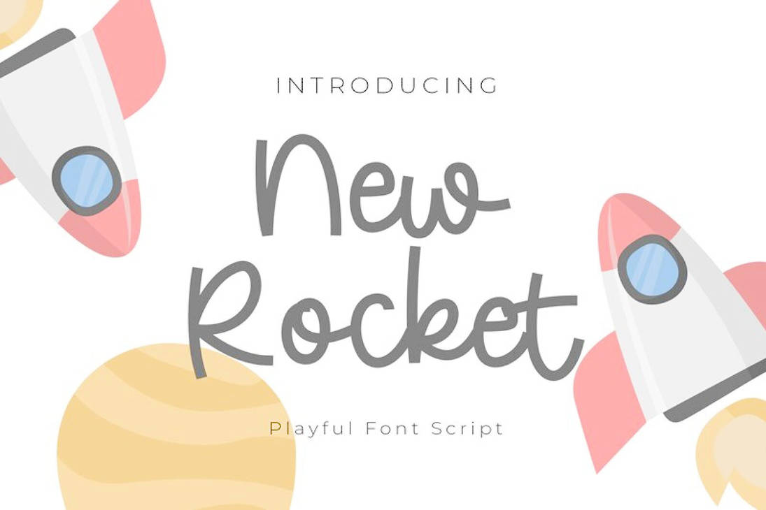 New Rocket Script by Dangglem Studio by fonts2u on DeviantArt