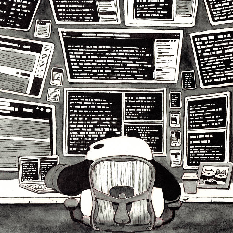 Programmer Panda by PunchingPandas on DeviantArt
