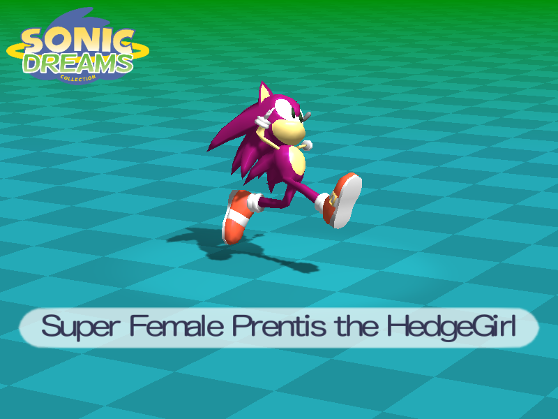 MY OC! Super Female Prentis the HedgeGirl!