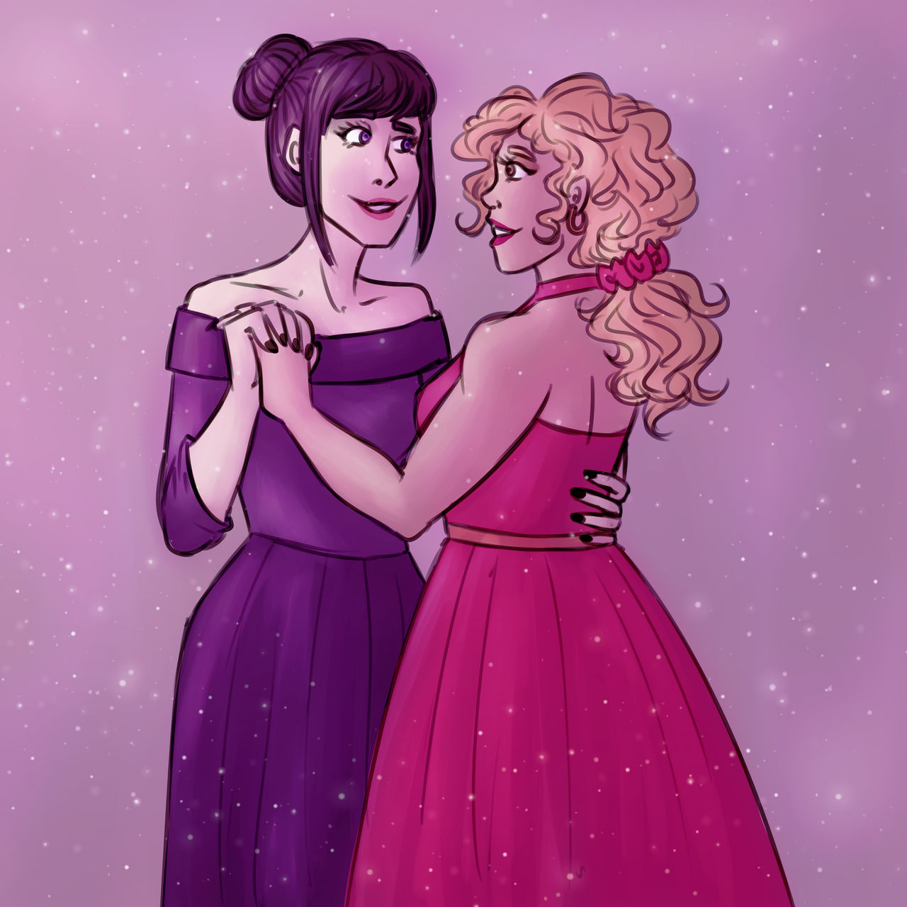 Prom Girls by ectonurites on DeviantArt