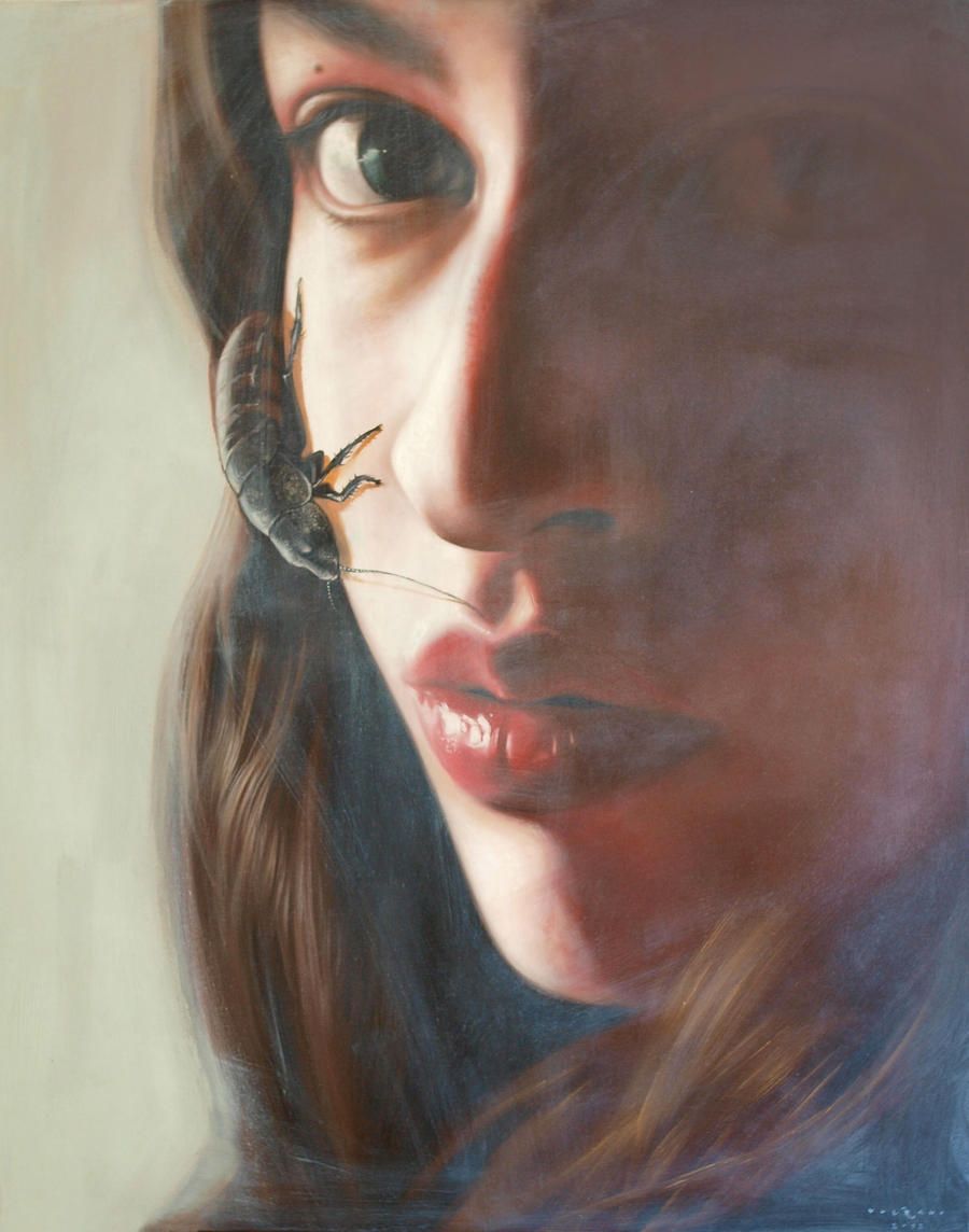 girl with a bug No.3