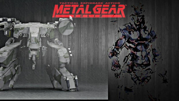 Metal Gear Rex vs Solid Snake - Wallpaper