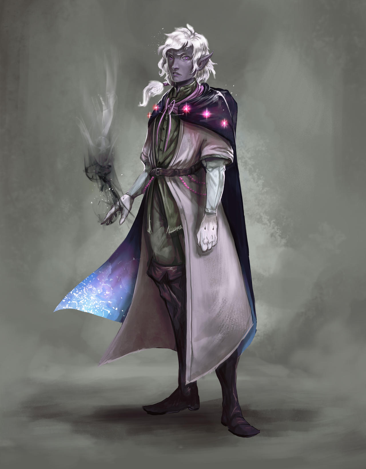 Drow Sorcerer Divine Soul by Ehkion on DeviantArt