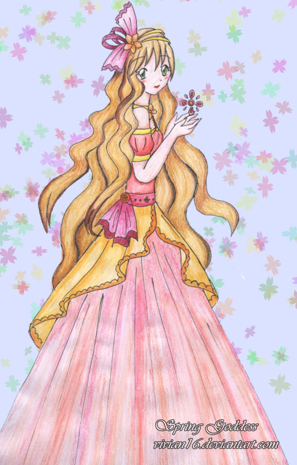 Spring Goddes by Vivian16 on DeviantArt