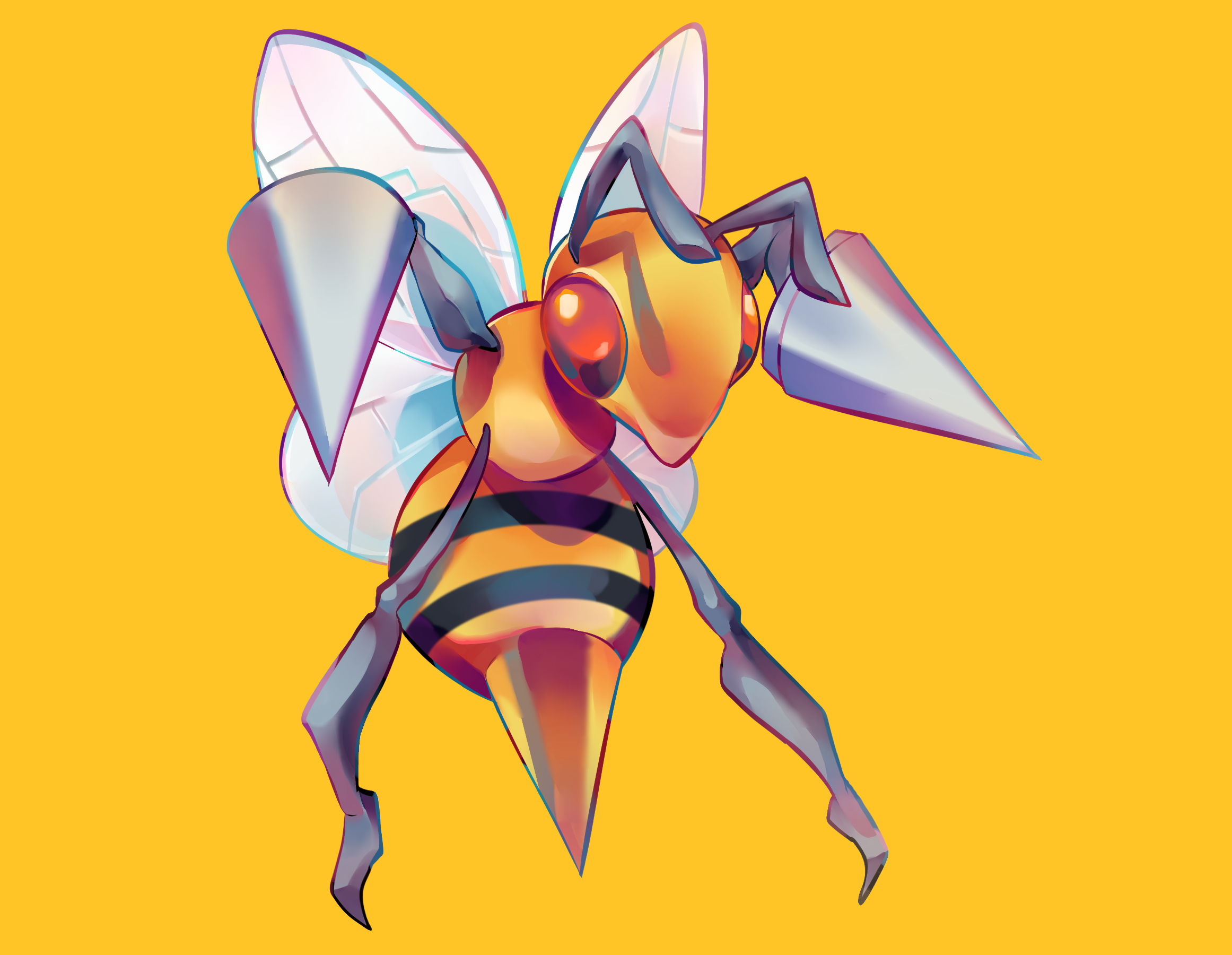 Beedrill Inflation Beedrill by puppsicle on DeviantArt