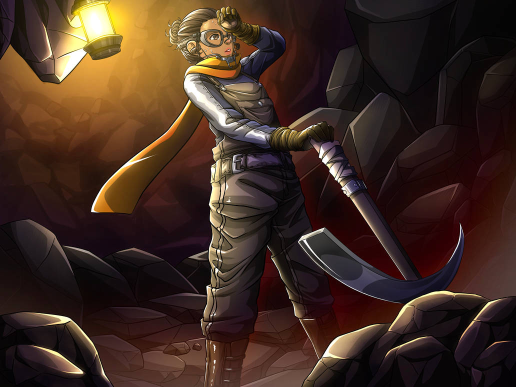 Mining Girl by Mimikyunft on DeviantArt