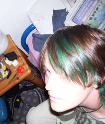 Me, in Green and Emo