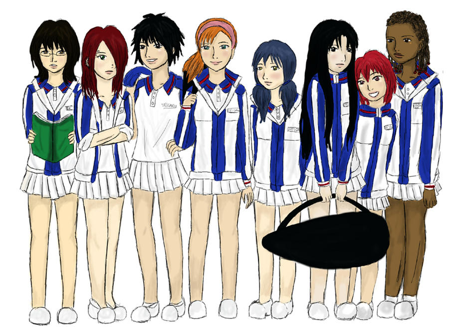 Seigaku Girls Team by KayKras on DeviantArt