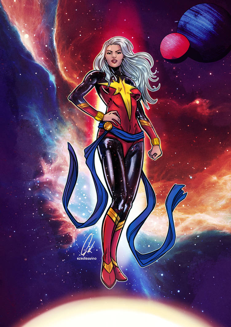Captain Marvel earth619 by ezedisavino on DeviantArt