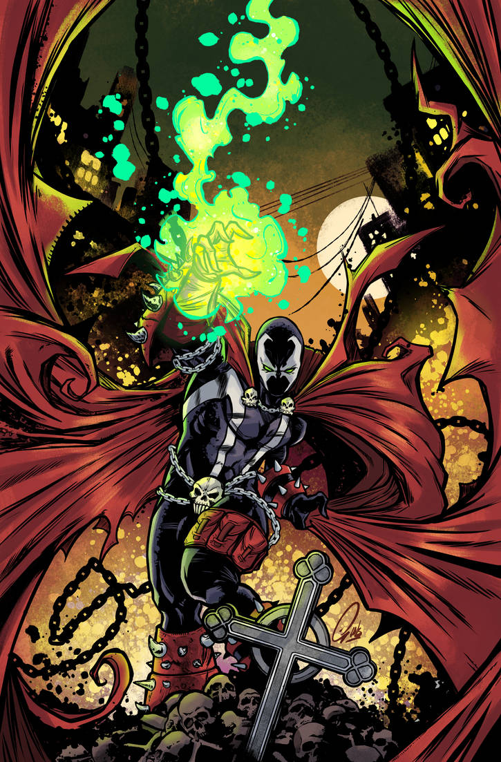 Spawn Comicbook Cover by ezedisavino on DeviantArt