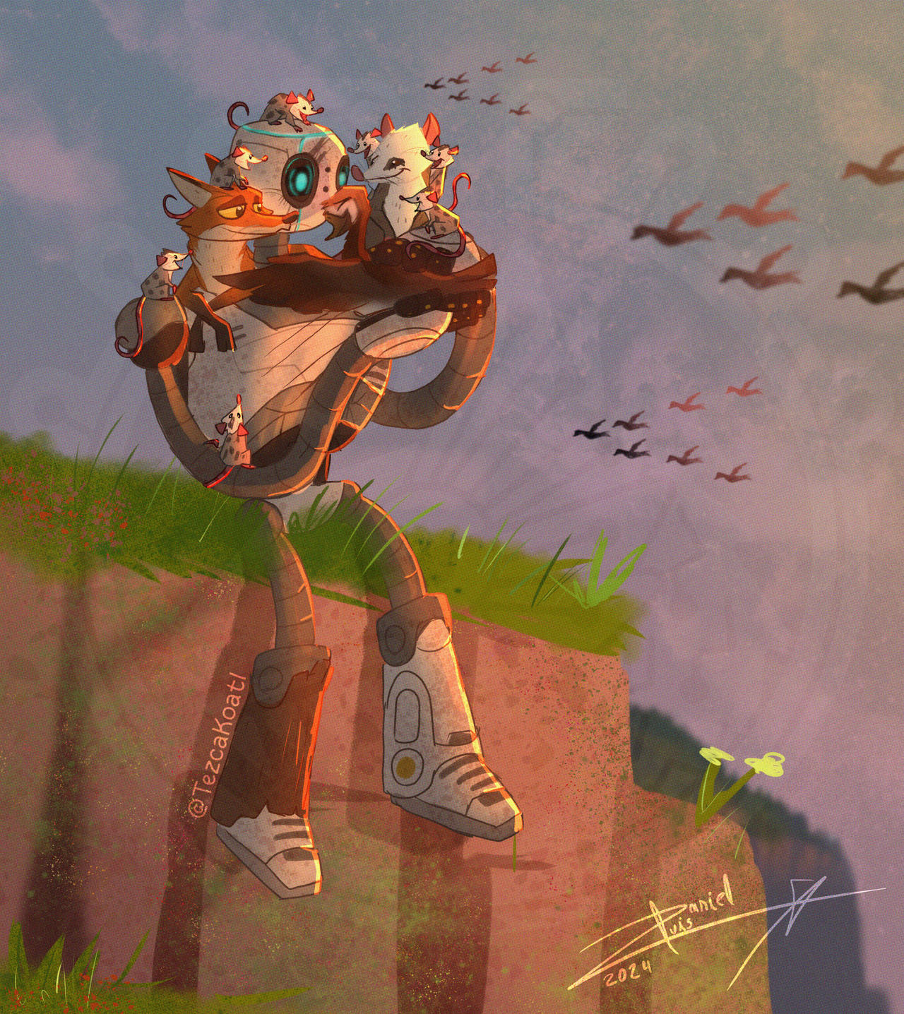Wild Family The Wild Robot By TezcaKoatl On DeviantArt wild-family-the-wild-robot-by-tezcakoatl-on-deviantart