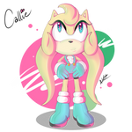 GIFT: Callie White the Hedgehog Colored by Karameli