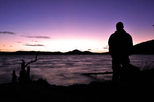 Violet sunset.