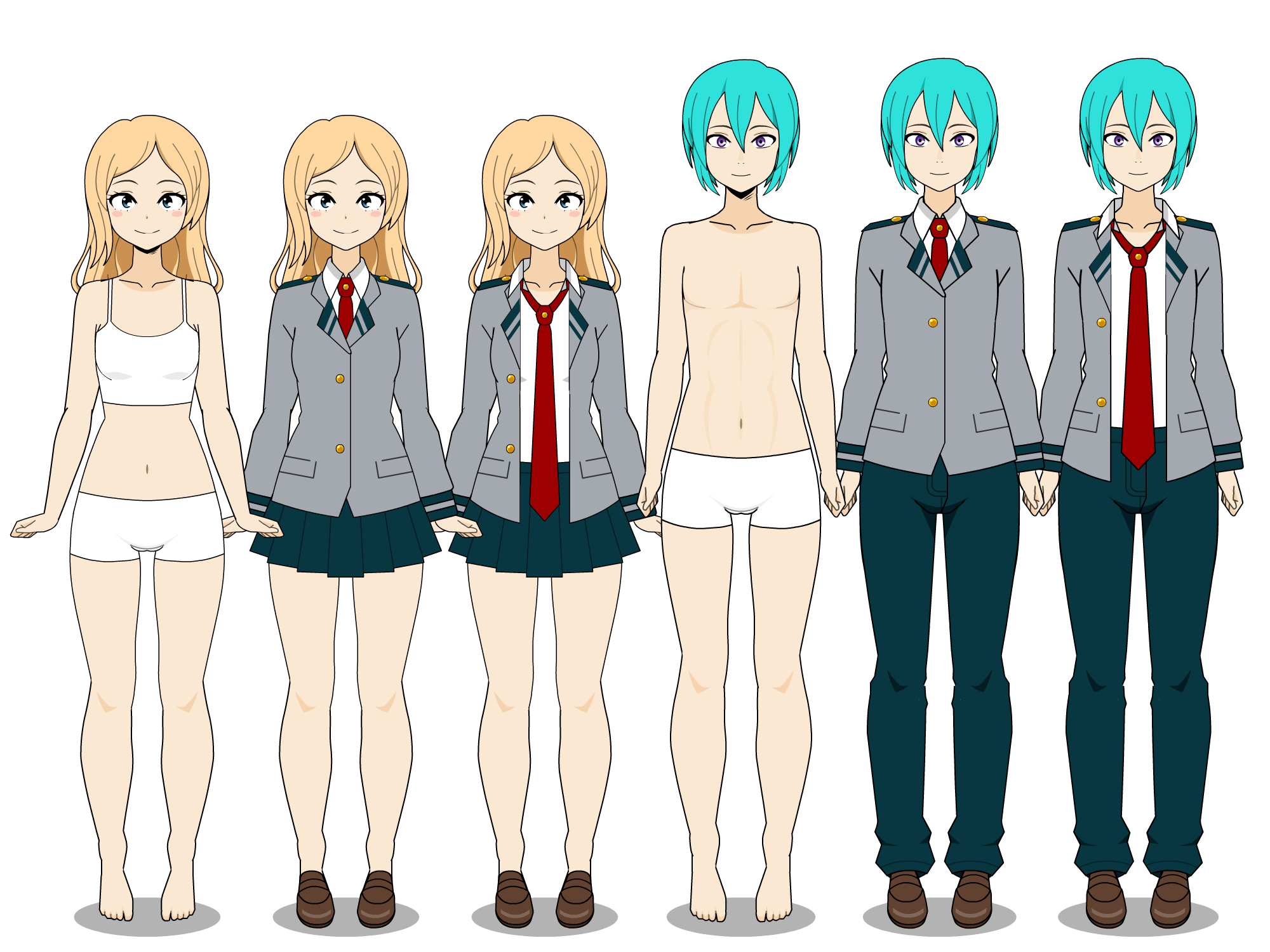 Uniform Bnha Base Female - Nomimono Wallpaper