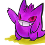 Coloured lineart - Gengar