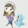 Girl and Totodile 2