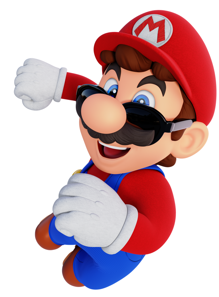 Mario Cool Pose Render by ThatCoolYoshi on DeviantArt