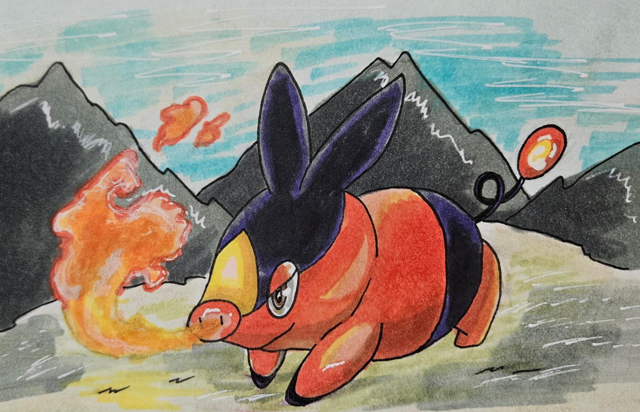 Inceroar The Flames by Scene-Skeleton on DeviantArt