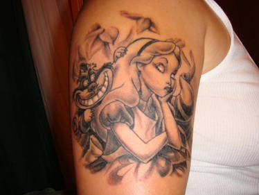 Alice in Wonderland tattoo