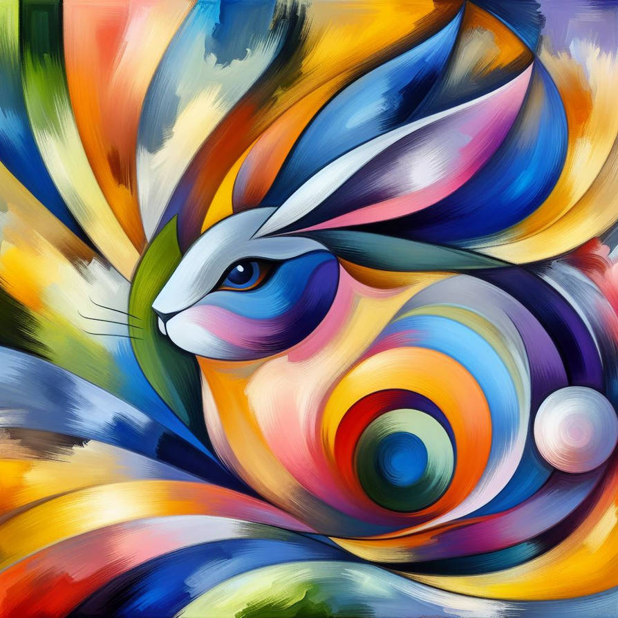 Abstract Rabbit by QuincyLamarRobinson on DeviantArt