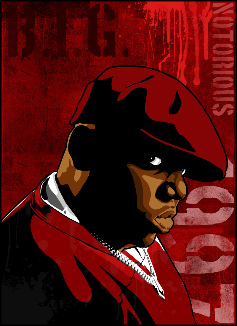 Biggie Vector Red