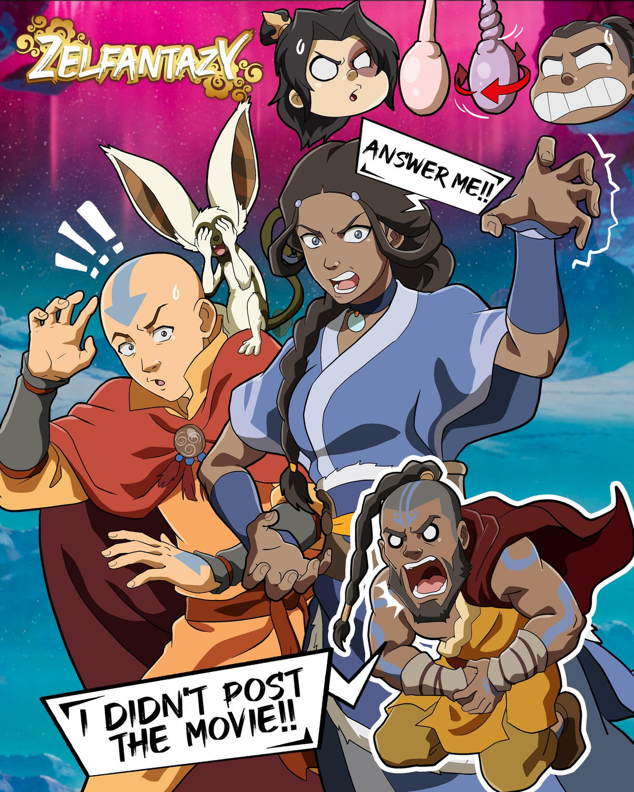 Abyss Angoon The legend of aang by zelfantazy on DeviantArt