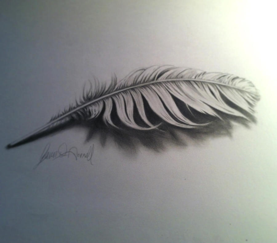 3D feather with video of process