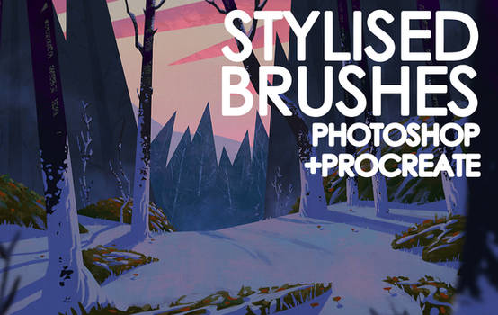 Stylised Brushes For Procreate