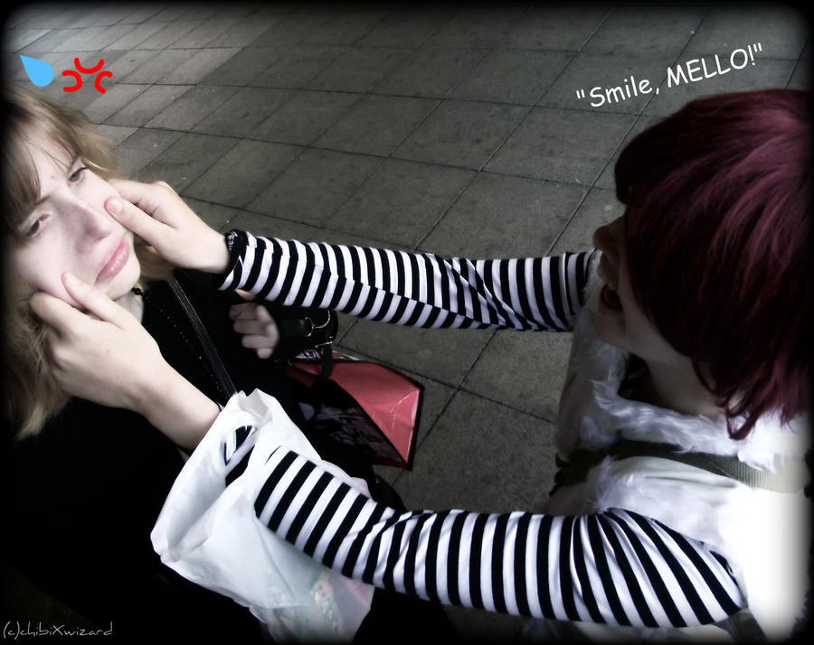 :DeathNote: Smile, MELLO. by chibiXwizard on DeviantArt