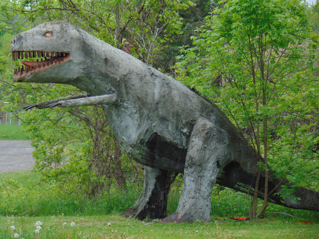 Road side dinosaur