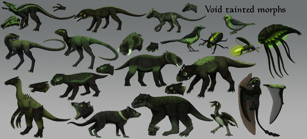 Corrupted Animals Corrupted Creatures by Robo-Birdie on DeviantArt
