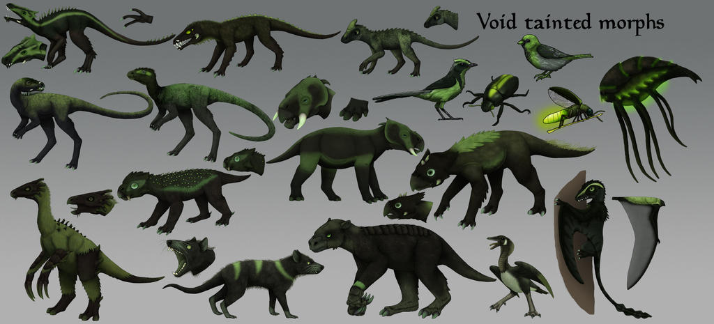 Corrupted Creatures by Robo-Birdie on DeviantArt