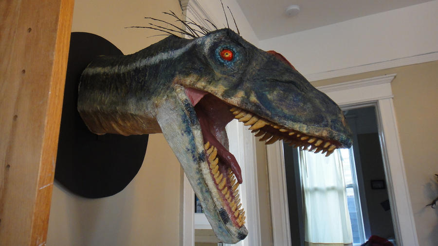Jurassic Park Iii Velociraptor Head By Ryfree On Deviantart 
