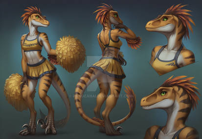 Painted Raptor Gril Explore the Best Raptorgirl Art | DeviantArt