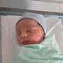 My nephew, Tommy Fortin, was born
