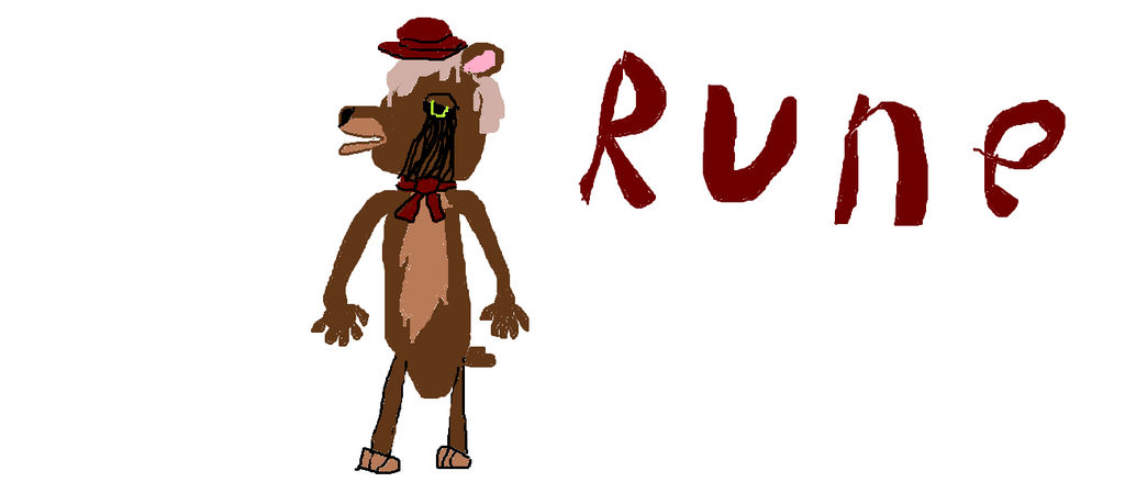 Bear Rune Drawing Rune the Bear by FnafMangle4 on DeviantArt