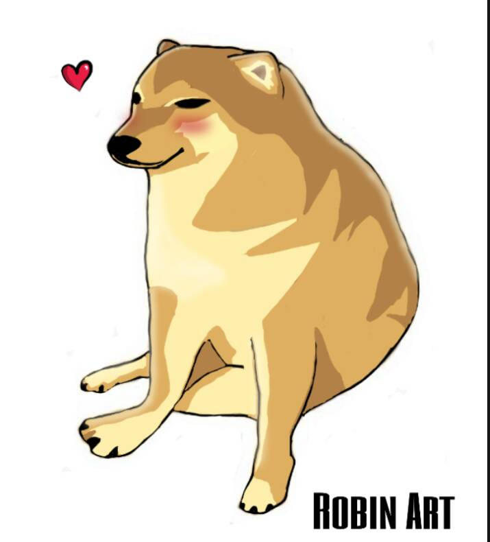 cheems :3 by RobinArt10 on DeviantArt