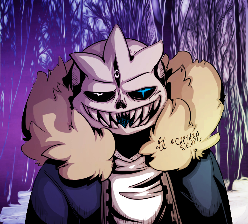 AI Art: Sans Undertale by @user-1648469641447927099